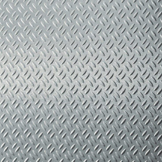 From Plain To Beautiful In Hours 296-GEK Metal Laminate Sheet/Wall Panel-4ft. x 8ft, 1 Piece, Real Stainless Steel Diamond Plate