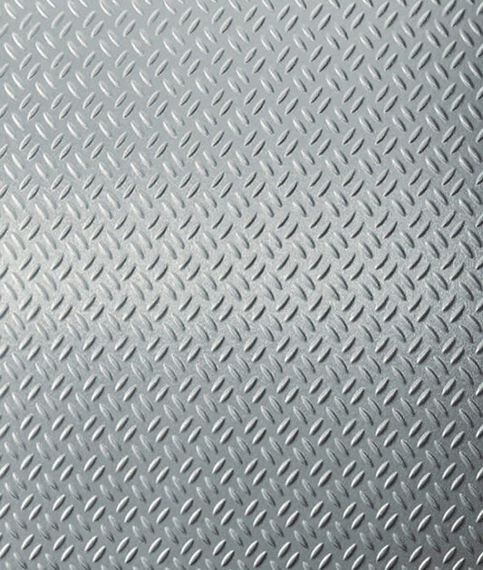 From Plain To Beautiful In Hours 296-GEK Metal Laminate Sheet/Wall Panel-4ft. x 8ft, 1 Piece, Real Stainless Steel Diamond Plate